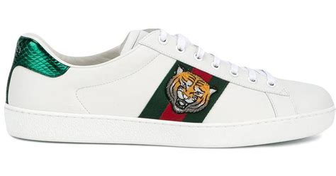 gucci ace tiger trainers|gucci ace trainers sale.